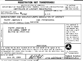 N878UP Airworthiness Certificate