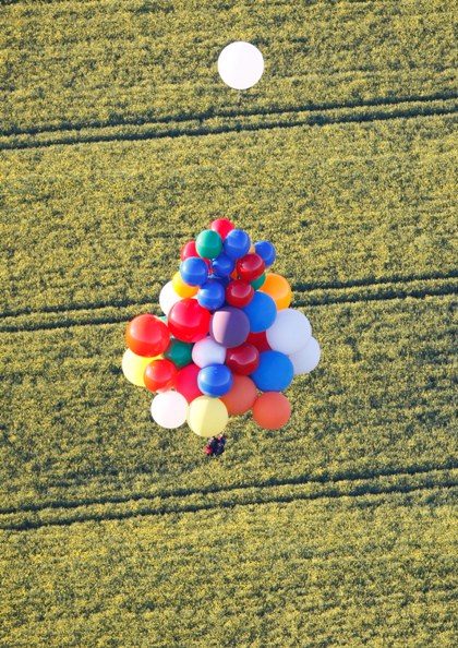 Cluster Ballooning: Fields of Flowers