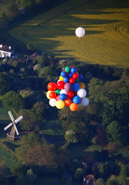 Cluster Ballooning the Old Word, with Windmills