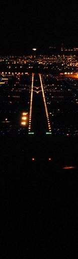 Lined up to Land on ABQ Runways!