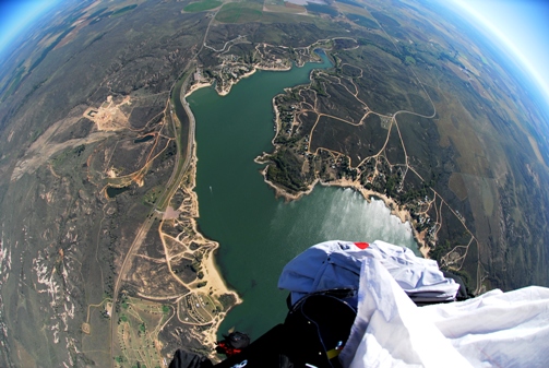 Flying Above Greenbelt Reservoir