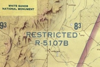 White Sands Restricted Map