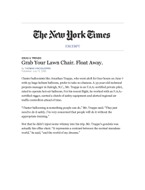 Chairway To Heaven:  The New York Times