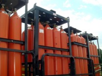 Helium Tanks ready