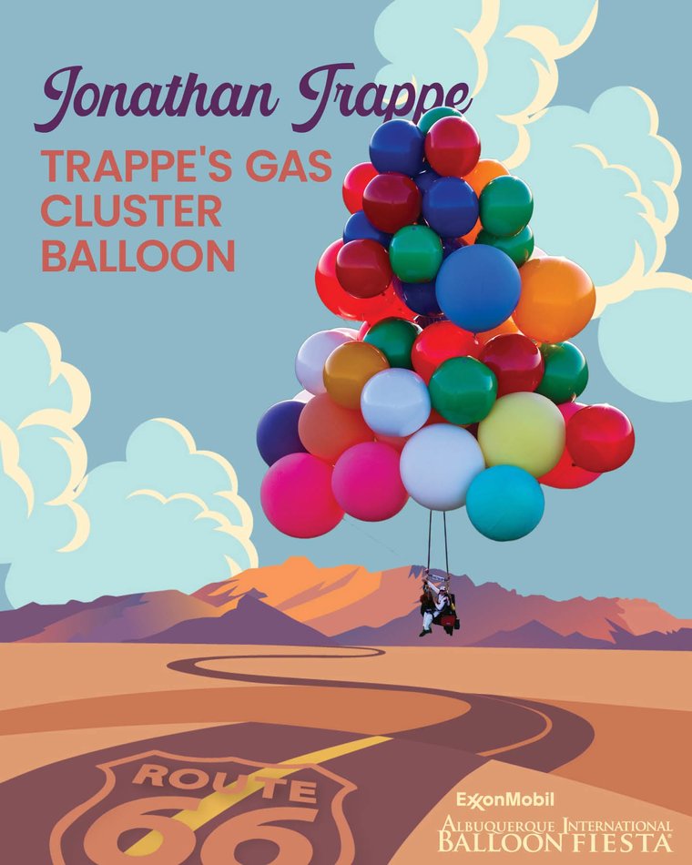 Trappe's Gas Cluster Balloon - Albuquerque International Balloon Fiesta 2026